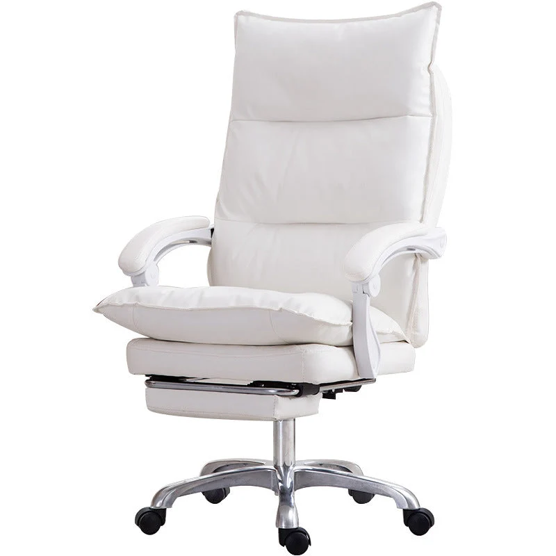 Mécanisme moderne d'inclinaison en cuir de chaise de bureau aucune chaise de bureau ergonomique pénible Clearhalo