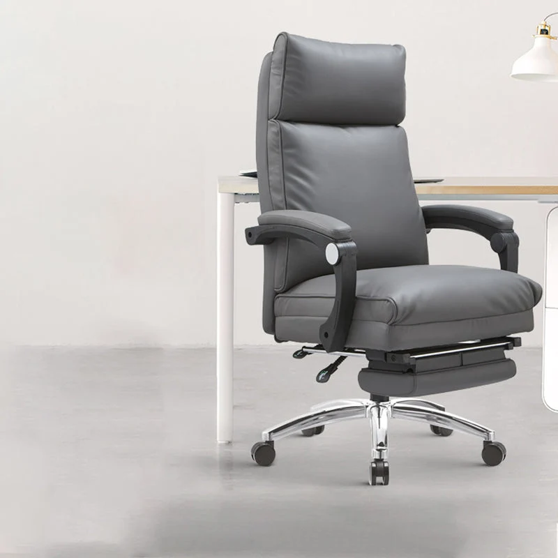 Mécanisme rembourré moderne d'inclinaison de chaise de bureau de bras aucune chaise de bureau ergonomique pénible Clearhalo