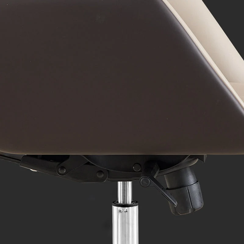 Mécanisme sans bras moderne d'inclinaison en cuir de chaise de bureau aucune chaise de bureau pénible Clearhalo