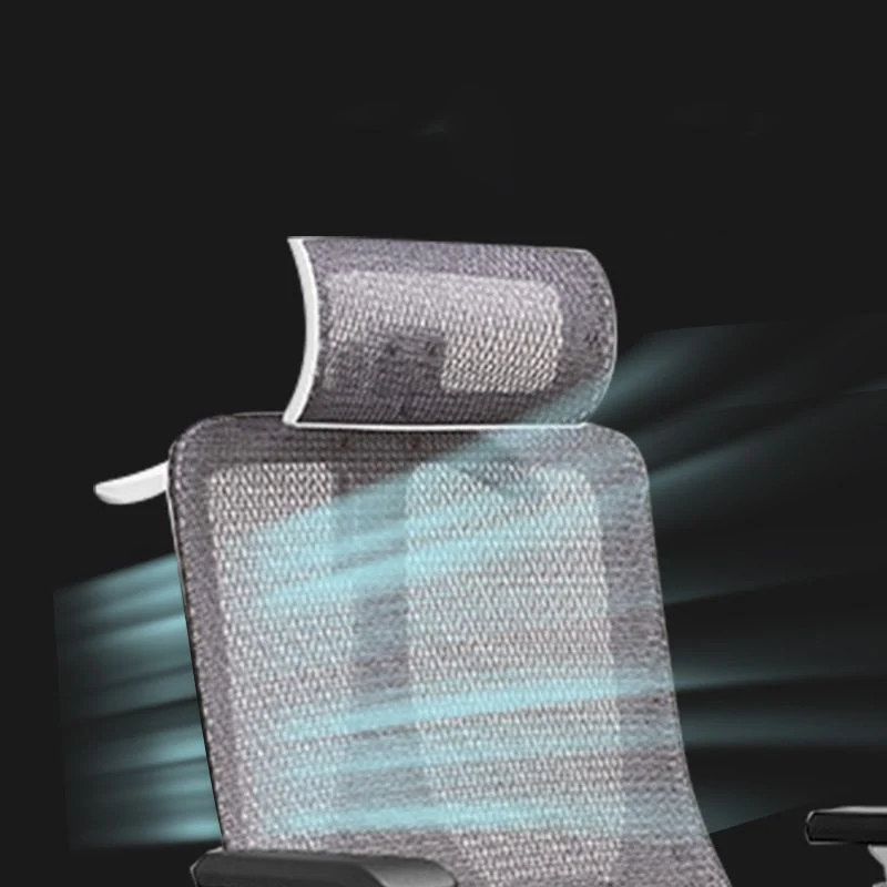 Milieu rotatif moderne de maille de chaise de bureau/chaise de bureau à dossier élevé avec des roues Clearhalo