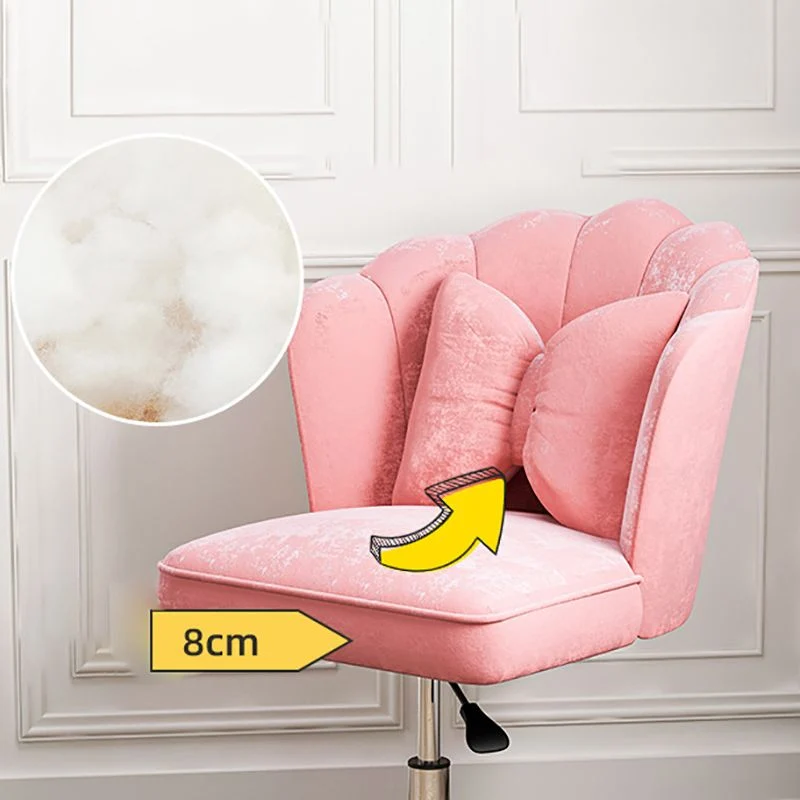 Oreiller ergonomique inclus chaise de bureau chaise de bureau rembourrée contemporaine Clearhalo