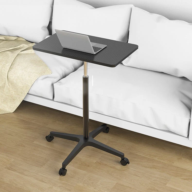 Pied de table de bureau rectangulaire réglable en hauteur avec roulettes Clearhalo