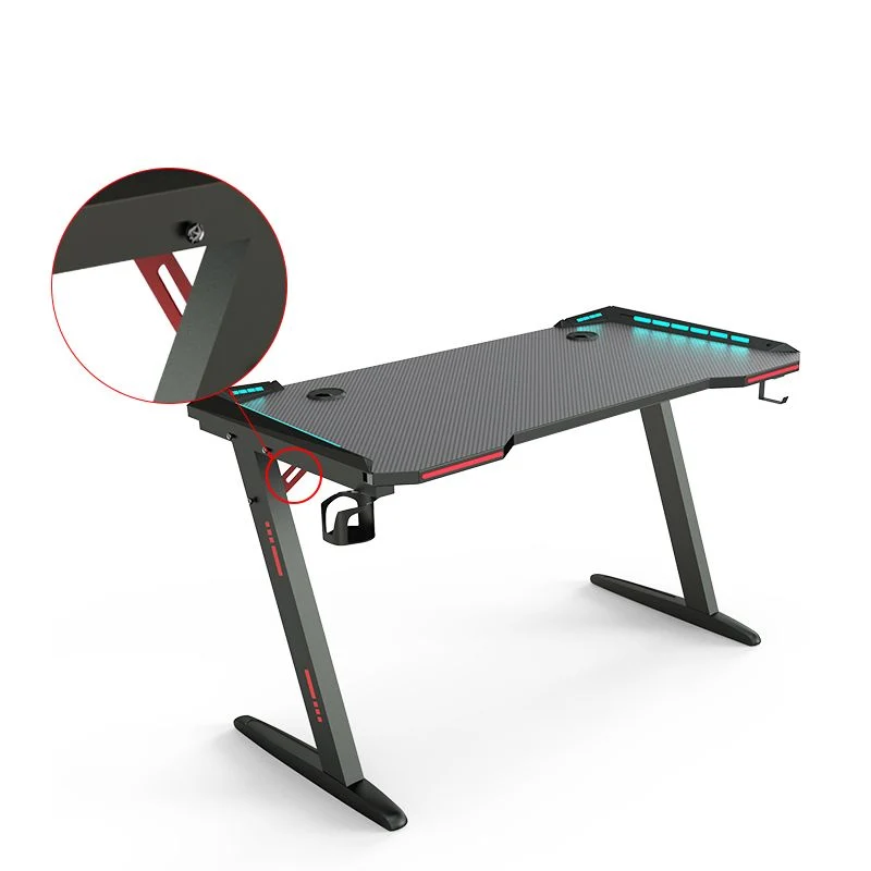 Pieds de Table en acier inoxydable, hauteur réglable, adapté au bureau de chambre à coucher Clearhalo