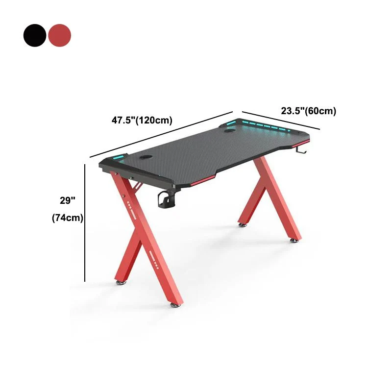 Pieds de Table en acier inoxydable, hauteur réglable, adapté au bureau de chambre à coucher Clearhalo