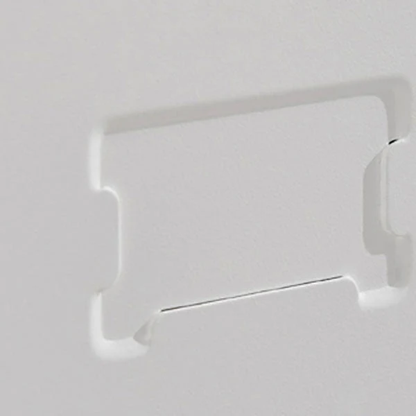 Rangement de serrure de meuble de classement blanc moderne pour la maison et le bureau Clearhalo