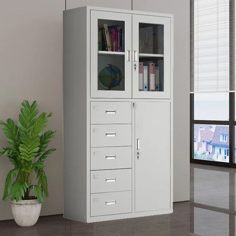 Rangement de serrure de meuble de classement blanc moderne pour la maison et le bureau Clearhalo