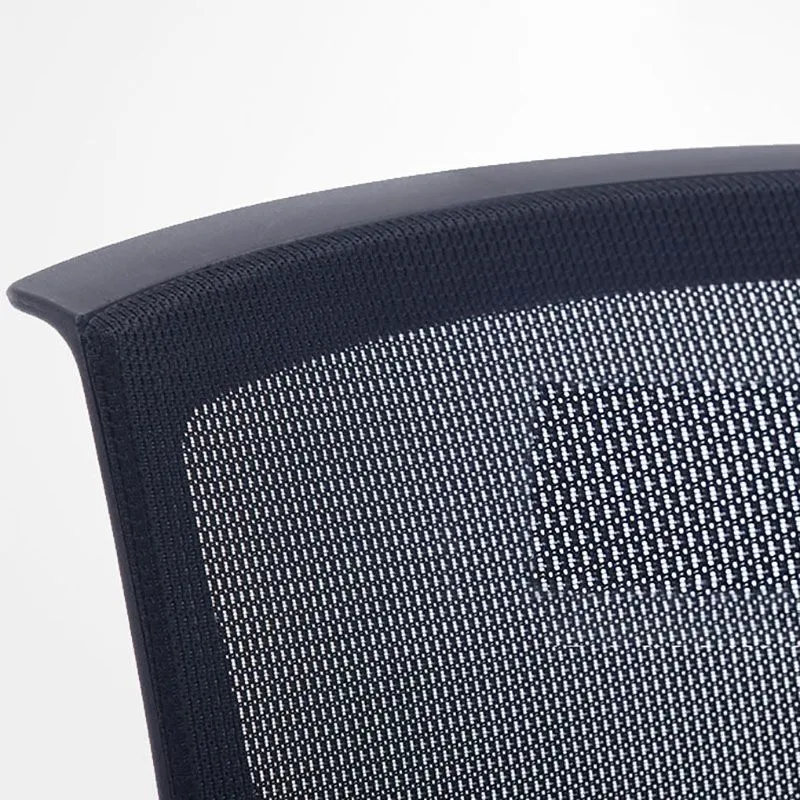 Soutien lombaire moderne de chaise de bureau de bras fixes aucune chaise de bureau de roues Clearhalo