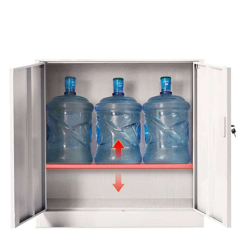 Le stockage contemporain de classeur en verre étagère le classeur de verrouillage Clearhalo