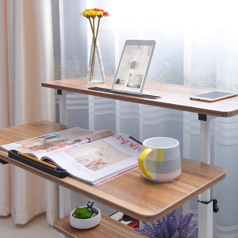 Table avec roulettes, hauteur réglable, taille de la planche avant et arrière Clearhalo