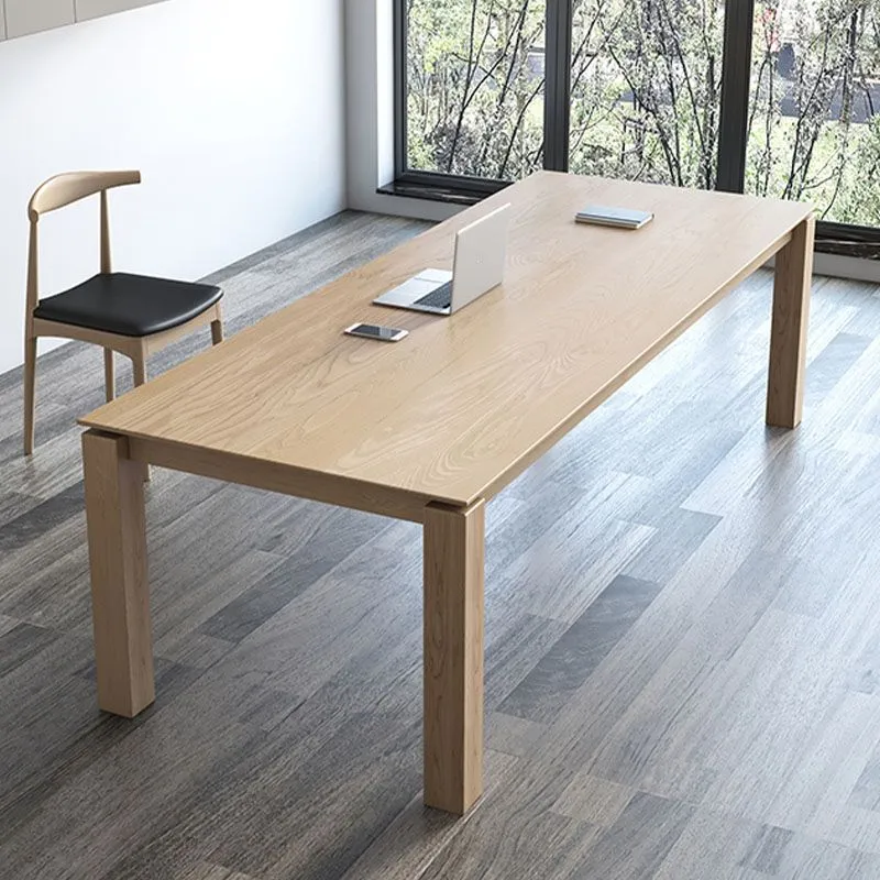 Table de bureau moderne simple, bureau en pin de 30 pouces de hauteur pour la maison Clearhalo