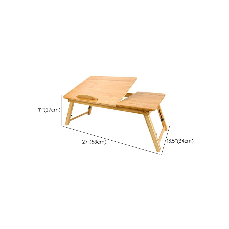 Table de bureau pliante en bois de style moderne, de forme rectangulaire, avec 2 pieds, pour le bureau Clearhalo