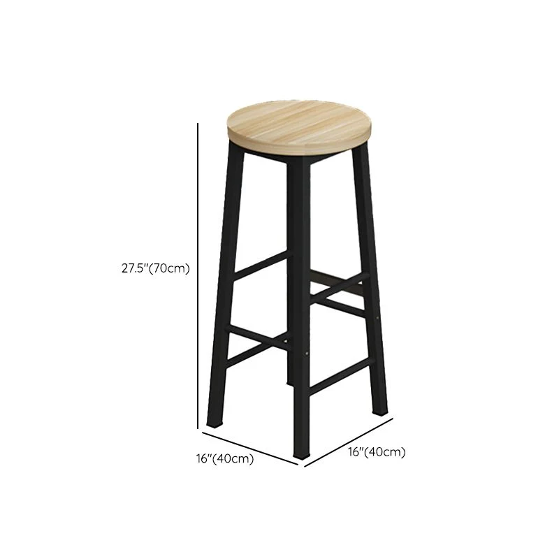 Table de comptoir en bois rectangulaire moderne, ensemble de 3/5 pièces de Table de Bar pour café Clearhalo