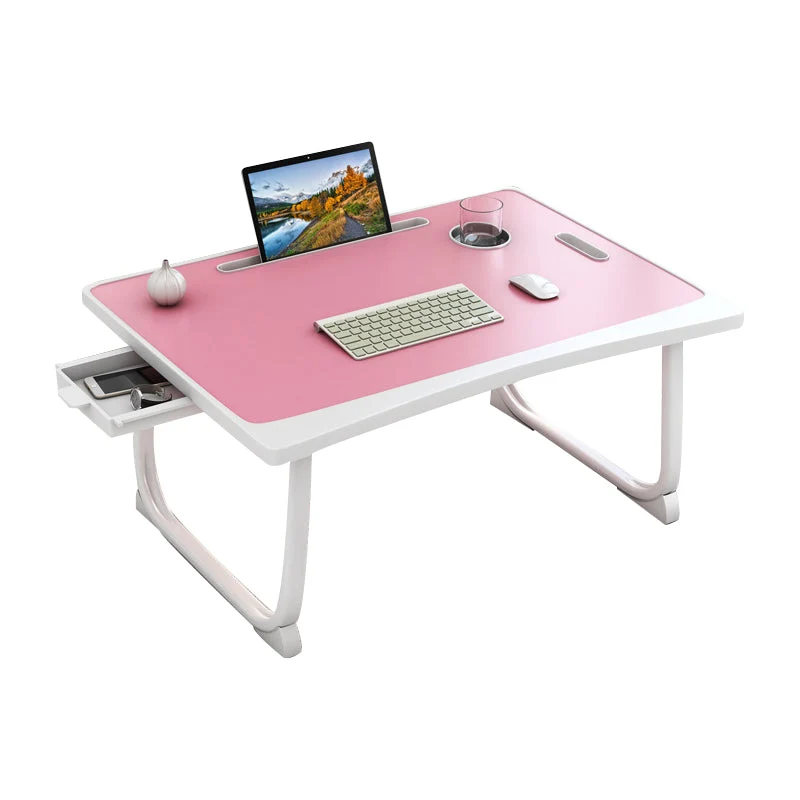 Table d'ordinateur flottante en bois pour bureau d'écriture l 15,75 po avec base luge Clearhalo