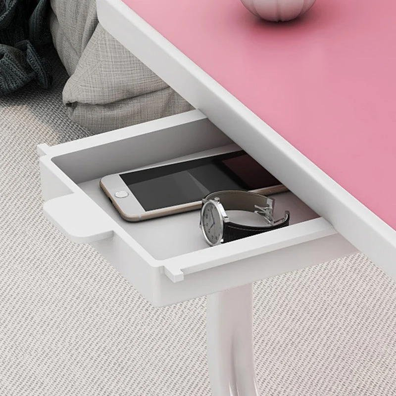 Table d'ordinateur flottante en bois pour bureau d'écriture l 15,75 po avec base luge Clearhalo
