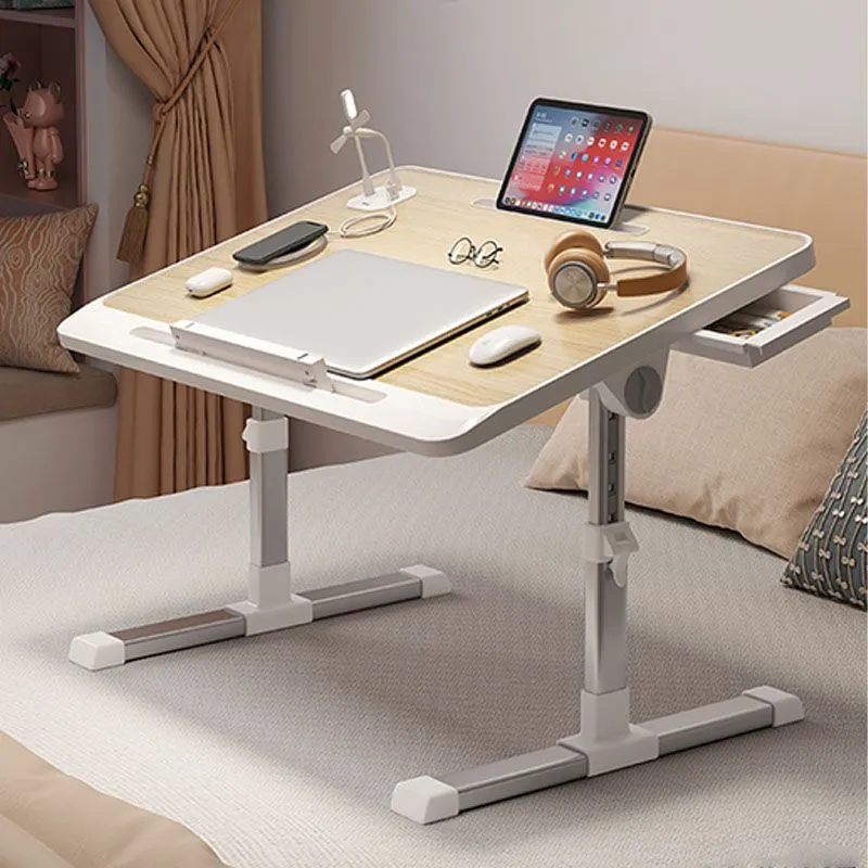Table d'ordinateur portable de dortoir de bureau pliant moderne et contemporain Clearhalo