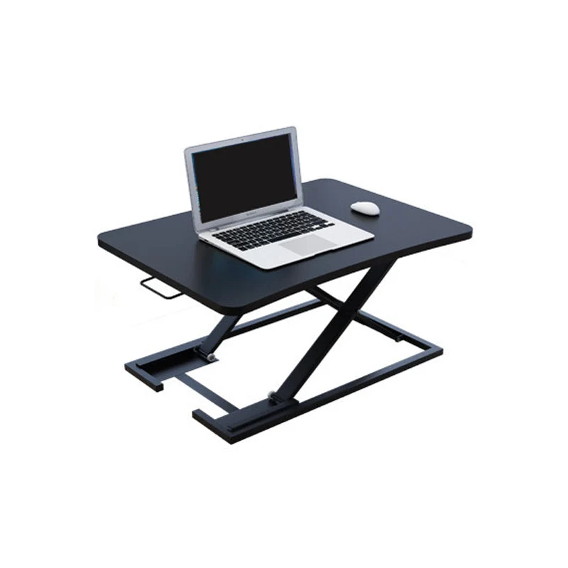 Table d'ordinateur portable pliante de bureau de convertisseur de bureau debout contemporain Clearhalo