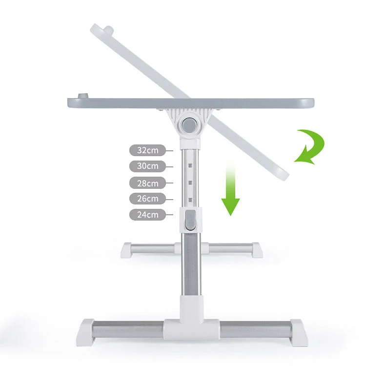 Table d'ordinateur portable réglable moderne pour dortoir et bureau Clearhalo