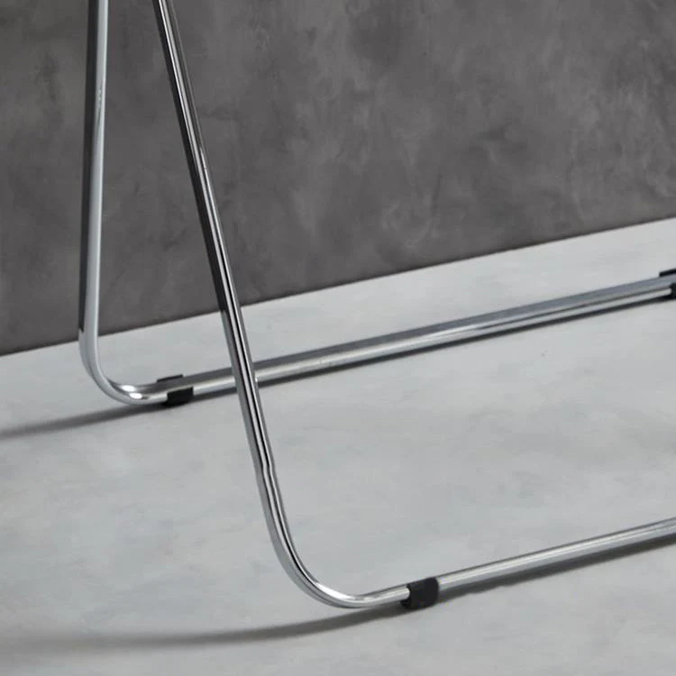 Table pliante réglable en acrylique de chambre à coucher de bureau de style moderne, 25,1 "L X 19,6" W Clearhalo