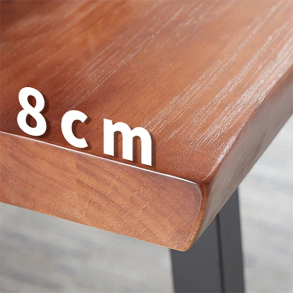 Table de réunion en bois massif, bureau à domicile, bureau d'écriture simple Clearhalo