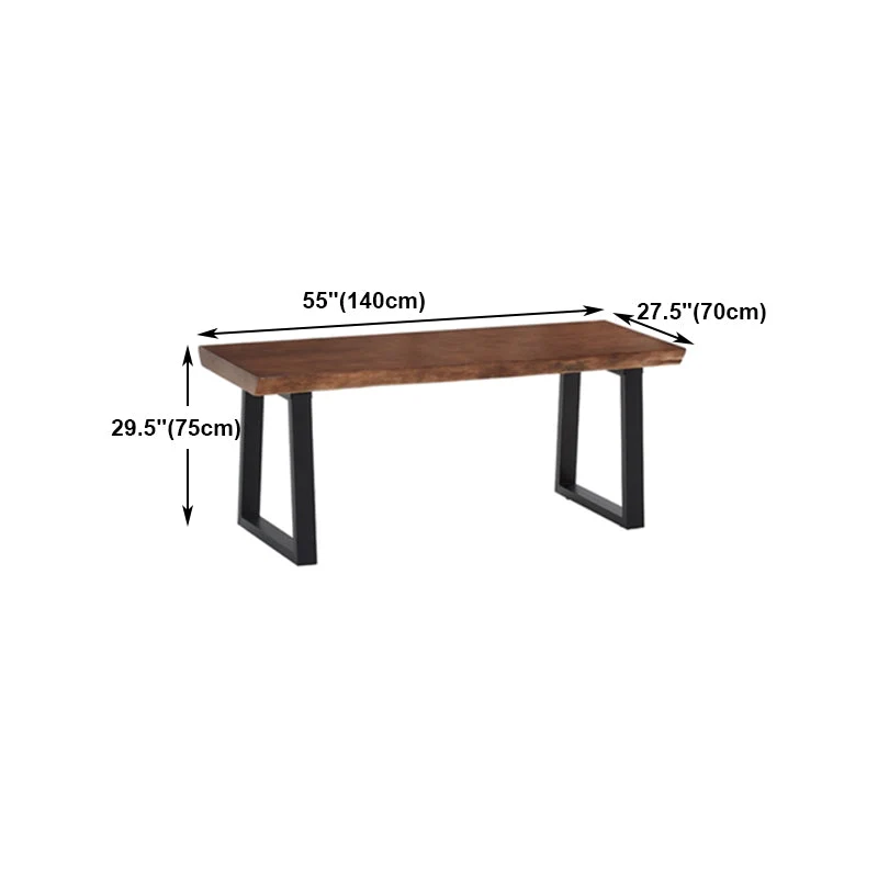 Table de réunion en bois massif, bureau à domicile, bureau d'écriture simple Clearhalo