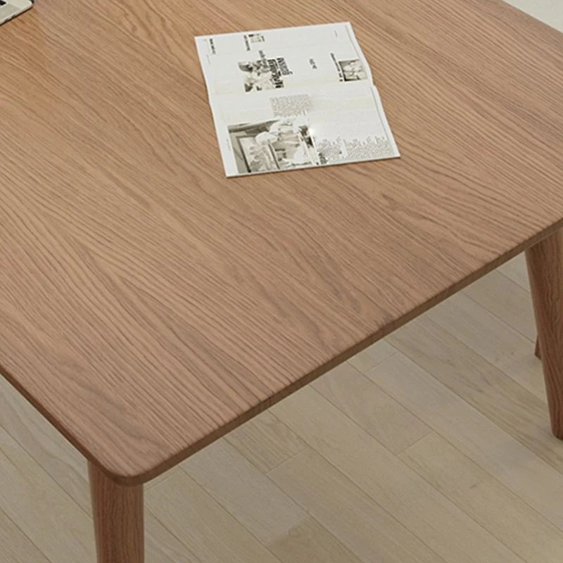 Table de réunion de bureau en bois massif de bureau rectangulaire de style moderne Clearhalo