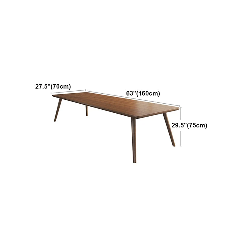 Table de réunion incurvée bureau à domicile fixe bureau d'écriture de style moderne Clearhalo