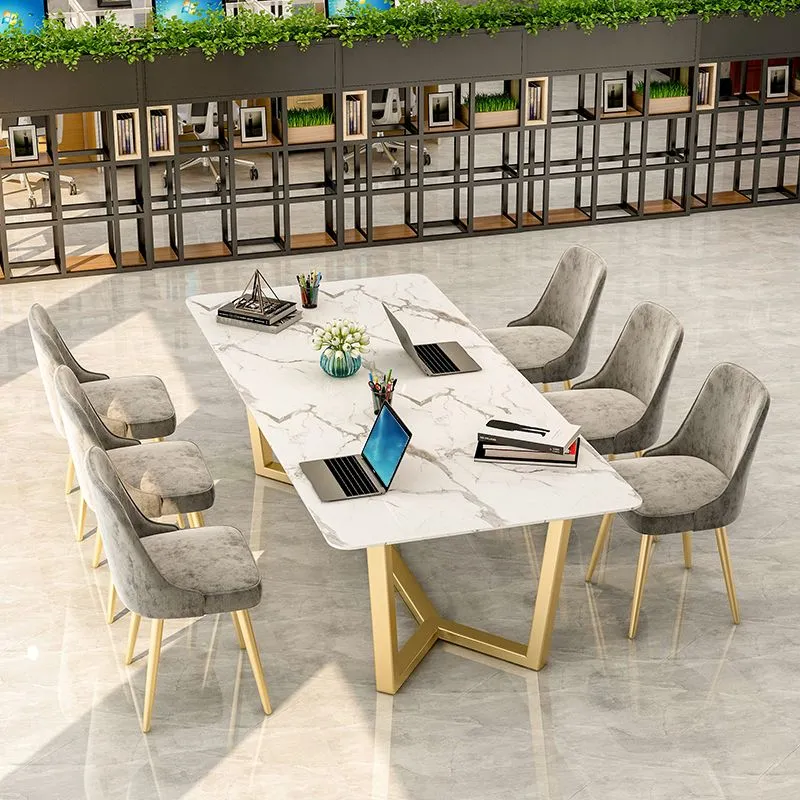 Table de travail pour bureau à domicile, bureau d'écriture de simplicité de forme incurvée Clearhalo