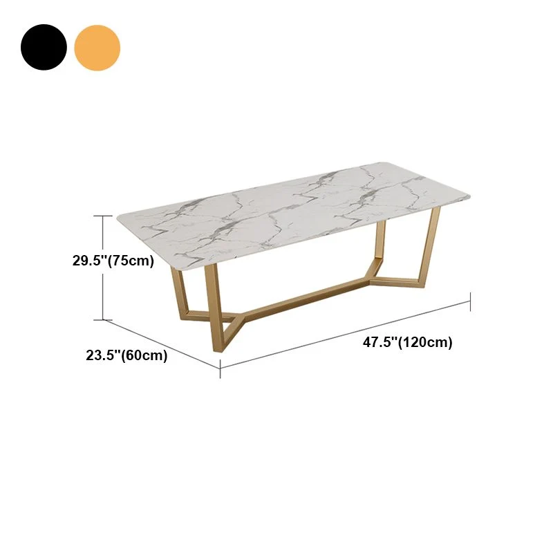 Table de travail pour bureau à domicile, bureau d'écriture de simplicité de forme incurvée Clearhalo