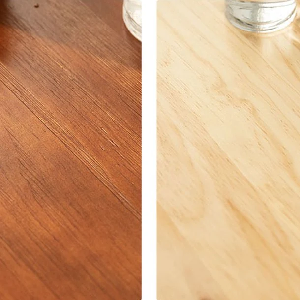 Table de travail rectangulaire en bois massif, bureau d'écriture moderne pour la maison et le bureau Clearhalo