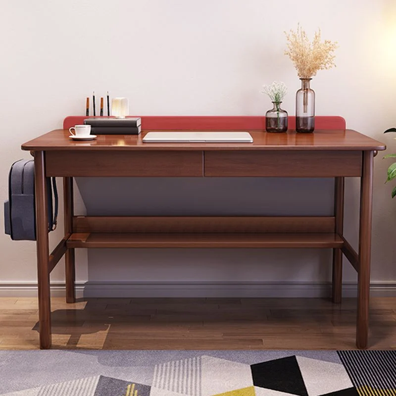 Tiroir de bureau rectangulaire en bois massif inclus, bureau de 29,53 po de hauteur Clearhalo