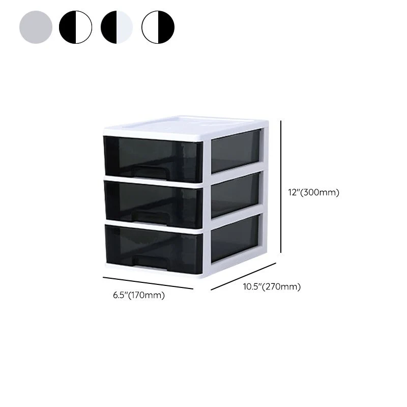 Tiroirs de classement en acrylique modernes pour la maison et le bureau Clearhalo