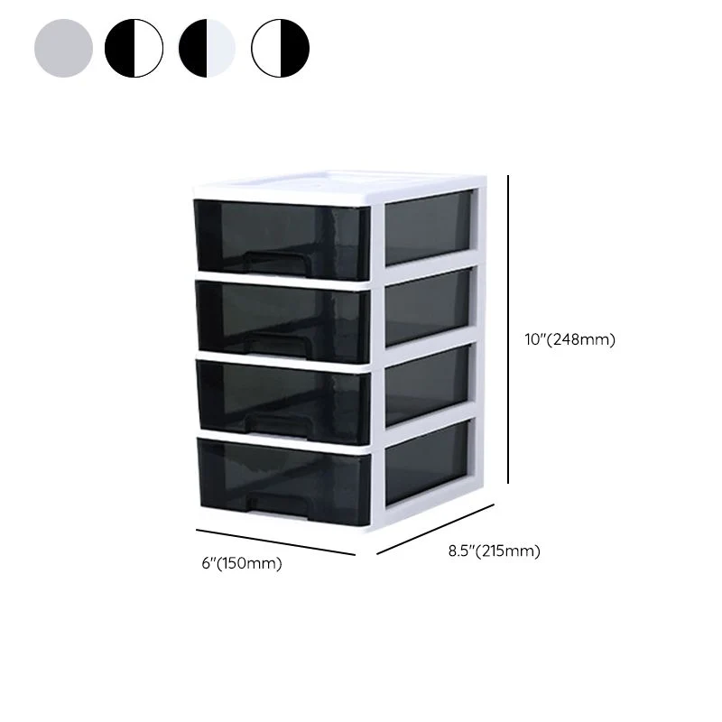 Tiroirs de classement en acrylique modernes pour la maison et le bureau Clearhalo