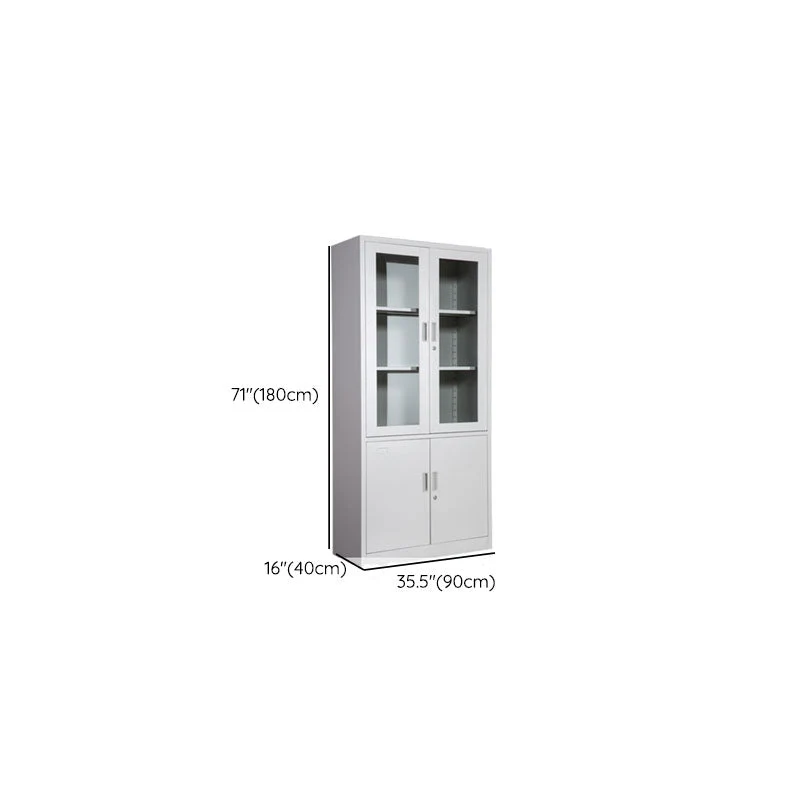 Tiroirs verrouillables en acier et armoire de rangement pour classeurs traditionnels Clearhalo
