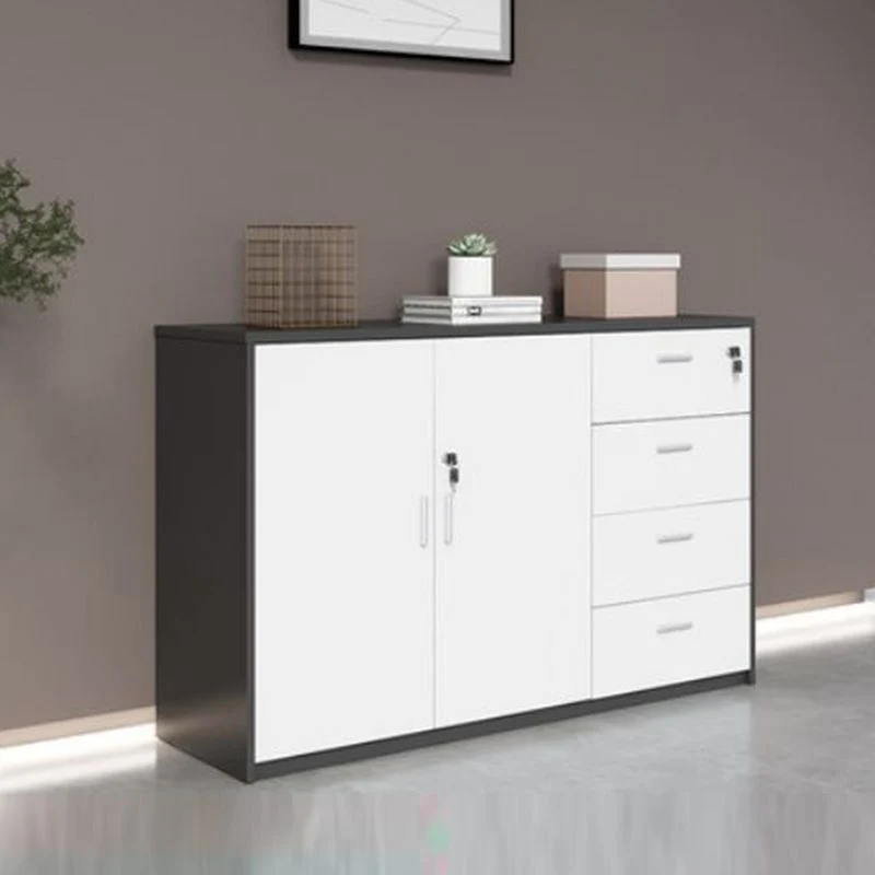 Tiroirs verrouillables et classeur de rangement en bois traditionnel Clearhalo