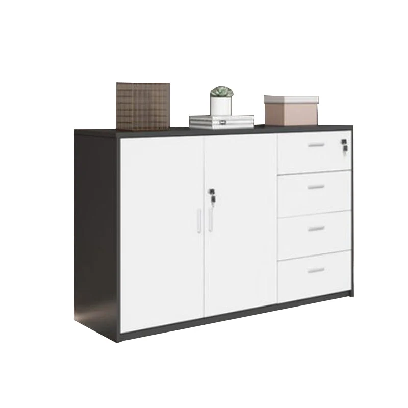 Tiroirs verrouillables et classeur de rangement en bois traditionnel Clearhalo