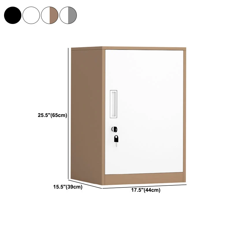 Tiroirs verrouillables en métal et classeur de rangement moderne Clearhalo