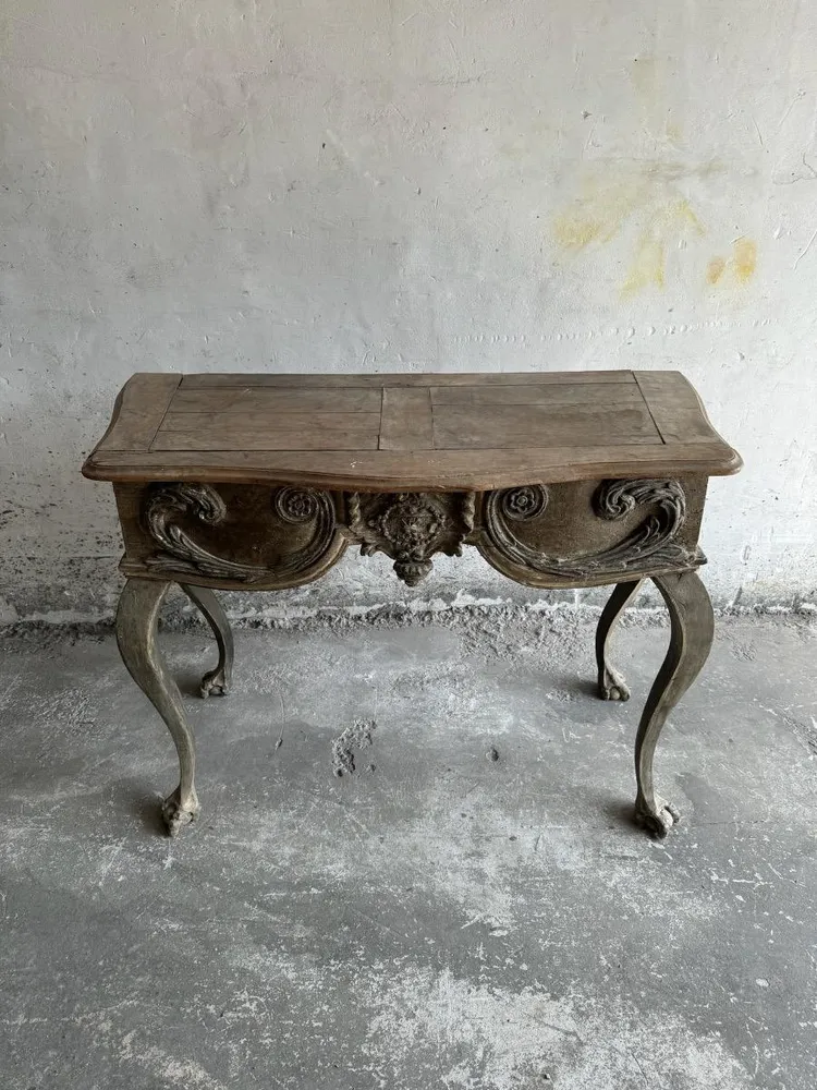 Console sculptée antique néoclassique