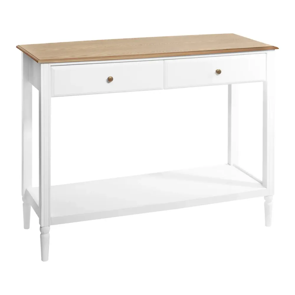 Console 2 tiroirs 110x40x85cm