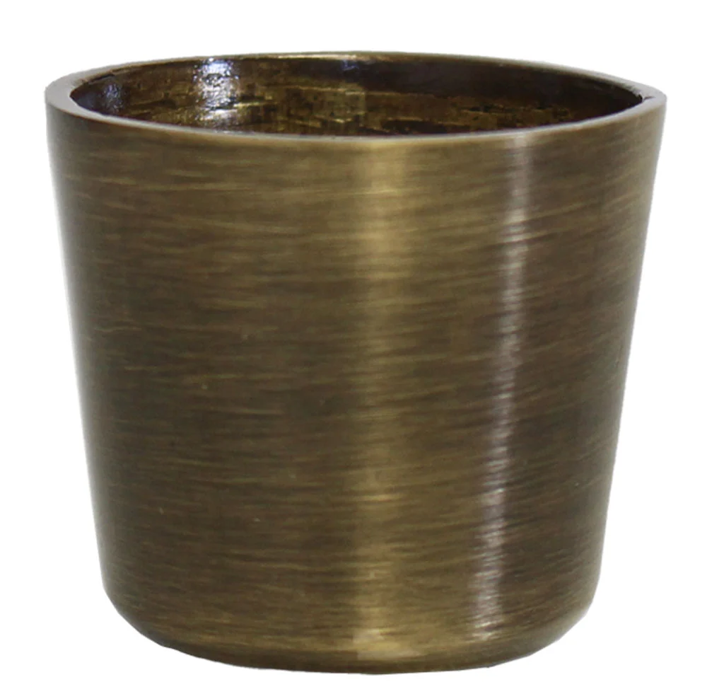 Coupe de jambe en laiton antique brossé Renoir