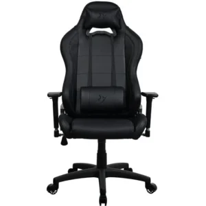 TieDex UK AROZZI Torretta Faux Leather Gaming Chair - Pure Black CPT-TIEDEX