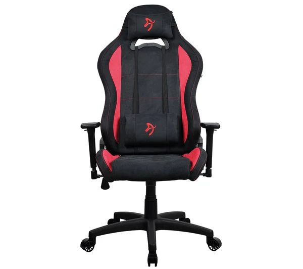 TieDex UK AROZZI Torretta Supersoft Fabric Gaming Chair - Red CPT-TIEDEX