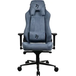 TieDex UK AROZZI Vernazza Soft Fabric Gaming Chair - Blue CPT-TIEDEX