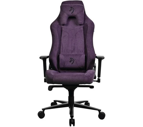 TieDex UK AROZZI Vernazza Soft Fabric Gaming Chair - Purple CPT-TIEDEX