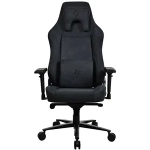 TieDex UK AROZZI Vernazza XL Supersoft Fabric Gaming Chair - Black CPT-TIEDEX