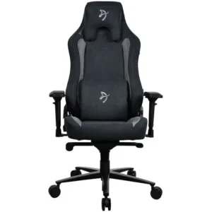 TieDex UK AROZZI Vernazza Supersoft Fabric Gaming Chair - Black CPT-TIEDEX