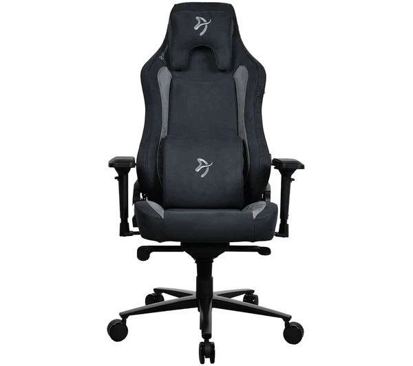 TieDex UK AROZZI Vernazza Supersoft Fabric Gaming Chair - Black CPT-TIEDEX