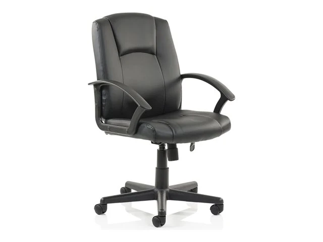 TieDex UK Dynamic Bella - chair - fabric, soft bonded leather - black CPT-TIEDEX