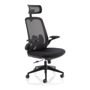 TieDex UK Dynamic Sigma - chair - fabric, mesh fabric - black CPT-TIEDEX