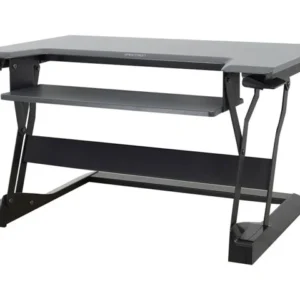 TieDex UK Ergotron WorkFit-T Medium - standing desk converter - dark grey - black, grey CPT-TIEDEX