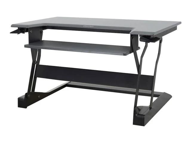 TieDex UK Ergotron WorkFit-T Medium - standing desk converter - dark grey - black, grey CPT-TIEDEX